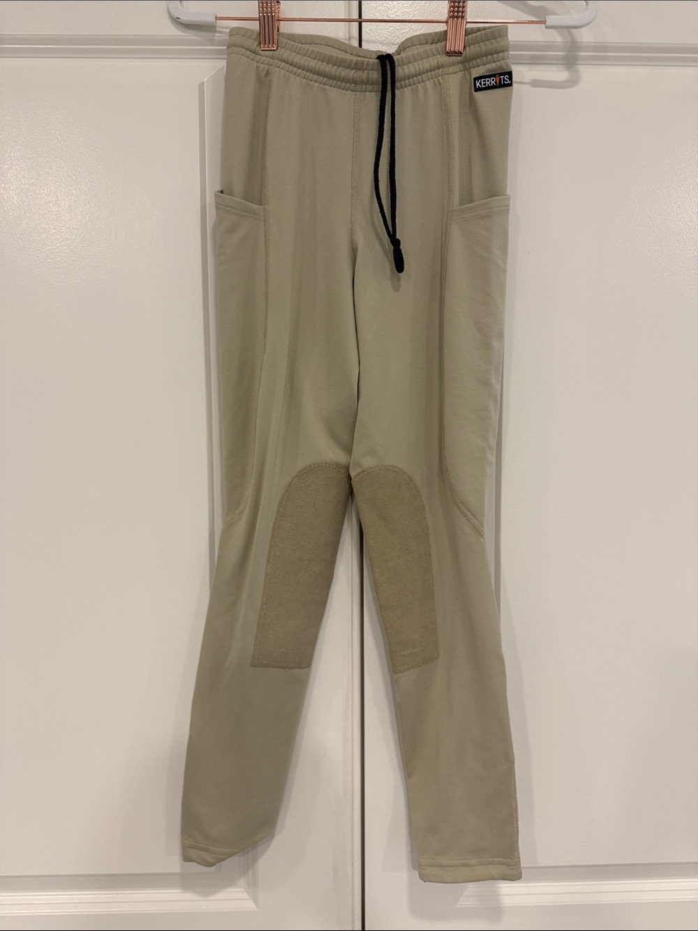 Kerrits Girl's Tan Khaki Performance Equestrian Joggers
